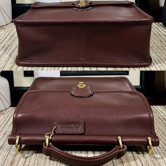 ❤️SOLD❤️Vintage Coach Mahogany Willis Bag 9927 Pristine - Picture 7 of 12
